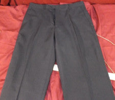 PANTALONES DE VESTIR VICTORIO COUTURE NP ESTILO POPELINA NEGROS PARÍS SBX3 SIN DOBLADILLO 34L