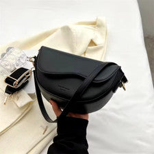 Bolso de mano informal de cuero suave para mujer, bandolera de hombro y bolso mensajero