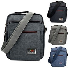 Bolso Bandolera Mujer Hombre XL Grande Azafata Crossbody Tela K18013