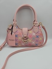 Bolso Bandolera/Juicy Couture Doble Asa Nuevo con Etiquetas Logo "Whats The Scoop"