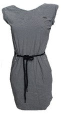 VESTIDO MUJER WLD VESTIDO DE TIRANTES VERANO VESTIDO DE JERSEY NAVY RAYAS talla M 38 NUEVO