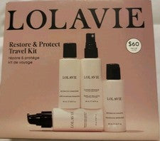 KIT DE VIAJE RESTAURAR Y PROTEGER LolaVie ~ Juego de cuidado del cabello de 4 piezas tecnología Bond B-PRO3
