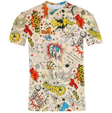 Camiseta grande de rendimiento de manga corta con estampado gráfico de diseño estampado de diseño Lahualixi para hombre