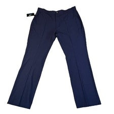 Pantalones de golf TGW para hombre azules delanteros planos talla 38/32 nuevos con etiquetas