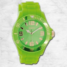 Oozoo Reloj de Pulsera Mujer Relojes Análogo Silicona Verde UOC5058A