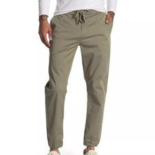 Pantalones de chándal en blanco NYC Let It Go grandes para hombre verdes informales de algodón nuevos