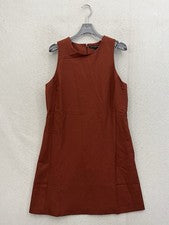 Nuevo con etiquetas Vestido Banana Republic Para Mujer’s 8 Naranja Bi Elastizado Funda Sin Mangas Carrera
