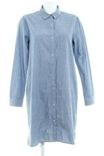 Vestido blusa Maison Scotch azul grisáceo ajuste holgado hasta la rodilla talla 40