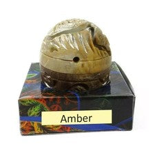 Perfume Natural Sólido Fragancia Ámbar Artesanal Piedra Grande 8g