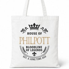 Bolso de Mano House Of PHILPOTT Nombre Familiar Regalo de Cumpleaños