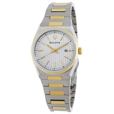 Bulova Classic 98L323 Mujer Reloj Cuarzo Dos Tonos Nueva Caja Papeles