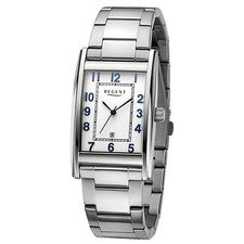 Regent Reloj Hombre Analógico Correa Metal Plata URF1523