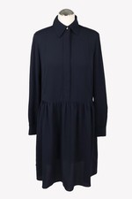 Vestido mujer Hugo Boss talla 32 azul NUEVO vestido línea A