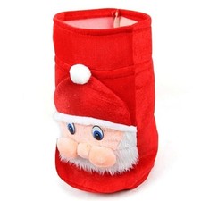 Bolso de felpa de Navidad de moda de 1 pieza Bolso de hombro con cordón duradero Mochila