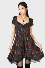 Mini Vestido KILLSTAR - Crimson Decay