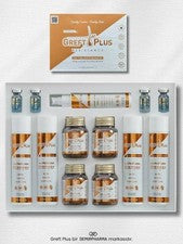 Greft Plus Juego de Pérdida de Cabello Kit de 6 Meses Champú Vitaminas Suero ENVIADO DESDE EE. UU.