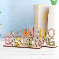 2 Piezas Decoraciones de Primavera Hogar Mesa Adorno Accesorio Decorativo Granja