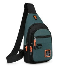 Bandolera para hombre Bolso bandolera Bolso antirrobo con bloqueo de pecho