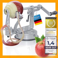 Goods Gadgets pelador de manzanas cortador de manzanas máquina descortezadora de manzanas acero inoxidable 3 en 1