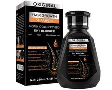 Champú prensado en frío Biotina original 250 ml - Cuidado diario nutritivo del cabello y el cuero cabelludo