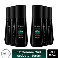 TRESemme Suero Cabello Activador de Rizos Control de Frizz Cuidado Definición de Rizos 100 ml, Paquete de 6