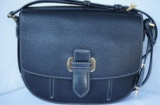 Nuevo Michael Kors Mujer Ag Bandolera Romy Mensajero Cuero Negro