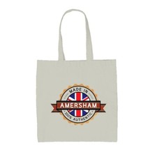 Hecho En Amersham - Lienzo Bolsa - Ciudad Hometown Born IN Buckinghamshire