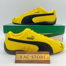 Zapatos para hombre PUMA Speedcat OG 398846-19 Pelé Amarillo PUMA Negro nuevos mot02