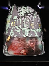 Mini Mochila Fosforescente Harrry Potter Vs Voldemort Escena de Duelo Loungefly Nueva con Etiquetas