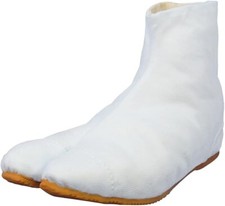 Botas japonesas Rikio JIKA TABI Zapatos Ninja Corte Bajo WHL5SP Blanco Festival Matsuri