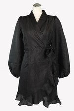 Vestido mujer Cras talla 34 negro NUEVO vestido línea A
