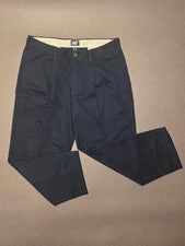 Pantalones/Pantalones Lands End Para Hombres Inteligentes Informales Estilo Chinos - W36 / L26 - Azul Marino