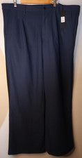 Moda Nova Hombres Turner Pantalón Relajado Pantalones Azul Marino Talla 42 Nuevo Con Etiquetas