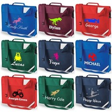 Bolso Libro Personalizado Junior con Diseños de Correa Regreso al Cole Niños Niñas Niños