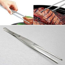 1x Alicates para ensaladas de acero inoxidable barbacoa cocina servir utensilios alicates