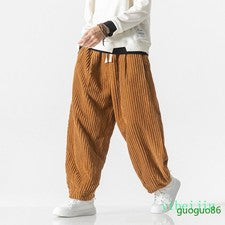 2025 Primavera Otoño Para hombres Pantalones Largos Harén Pantalones Informales Estilo Chino