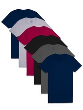 Camiseta Fruit Of The Loom Para Hombres Surtida Moda Bolsillo Paquete de 6 6p30bg