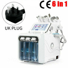 Máquina de limpieza facial hidrodermoabrasión agua oxígeno hidrógeno 6 en 1