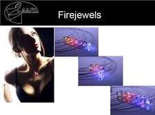 40030 Collar de Firejewel Bicono Blanco Cristal LED Collar