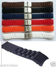 Extremo Curvo 22mm o 20mm Reloj SPORT DIVER Banda Goma Correa Silicona.Pulsera
