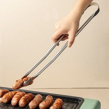 Alicates alimentarios de acero inoxidable 40 cm 304 grados con cabezal giratorio 360 para barbacoa