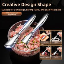 Cuchara ergonómica 316L multiusos en cocina y horneado