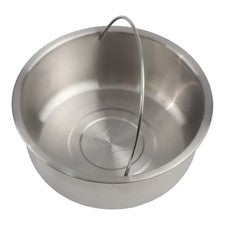 Cesta de vapor de acero inoxidable para olla con mango para fácil elevación y