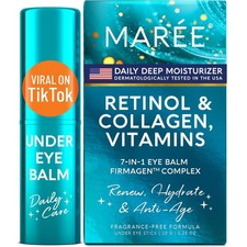 Bálsamo debajo de los ojos MAREE en barra con retinol y ceramida 0,35 onzas (paquete de 1)