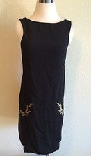 Nuevo vestido vaina para mujer Rachel Roy cuello barco negro 0