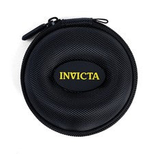 Estuche de viaje para reloj individual Invicta con cremallera, negro | TOTALMENTE NUEVO