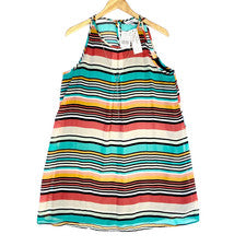 Vestido Collar Mujer Speechless Chifón Multicolor Dopamina Resort Divertido XL NUEVO CON ETIQUETAS