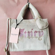 ¡Oferta final! Mini bolso de mano Juicy Couture Big Spender Dusty Blush nuevo con etiquetas precio de venta sugerido por