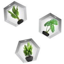 3 piezas calcomanías de pared estilo bonsái autoadhesivas pegatinas para macetas para decoración del hogar