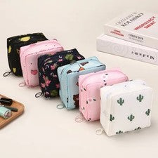 Mujer Pequeña Bolsa de Maquillaje Cosmético Almacenamiento Artículos de Aseo Cremallera Bolsa Organizador Regalo Reino U